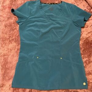 Healing Hands Blue Fitted Short Sleeve T-Shirt